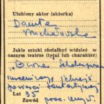 Kupon uprawniający do zakupu biletu z 45 procentową zniżką, 1958 (ANK, Teatr Rapsodyczny w Krakowie, sygn. TRK 32)