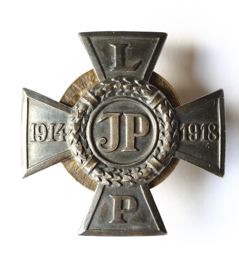 Krzyż Legionowy, który otrzymał Andrzej Pocięgiel. Ze zbiorów prywatnych Eugenii Pocięgiel