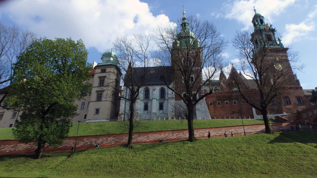 Zamek i katedra na Wawelu, widok współczesny - fotografia