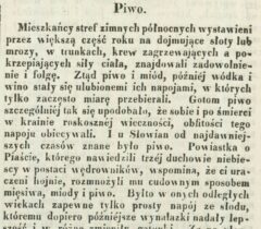 Informacje na temat produkcji i spożycia piwa na ziemiach polskich