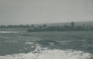 Planowany pod budowę Nowej Huty teren. Widok na Suchy Jar na północ od wsi Pleszów, 7 IX 1950, aut. fot.: Włochowicz CZPH
(ANK, Huta im. Lenina, sygn. 29/777/fot. 5411)
