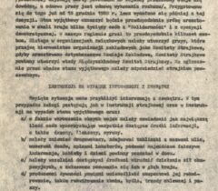 2.3	Instrukcja na wypadek stanu wojennego
ANK, Zbiór Solidarności, sygn. 29/1828/19 s. 3, 5 
