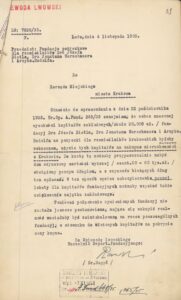 Rozważano zakup kamienicy czynszowej z&nbsp;majątku trzech fundacji w&nbsp;celu zabezpieczenia lokaty, ANK, Akta miasta Krakowa, sygn. 29/33/IT 2150.
