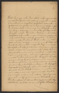 Pierwsza strona testamentu J. Warszchauera, ANK, Akta miasta Krakowa, sygn. 29/33/Kr 8575