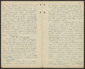 Fragment aktu fundacyjnego, maj 1919 r., ANK, Akta miasta Krakowa, sygn. 29/33/IT 2150.